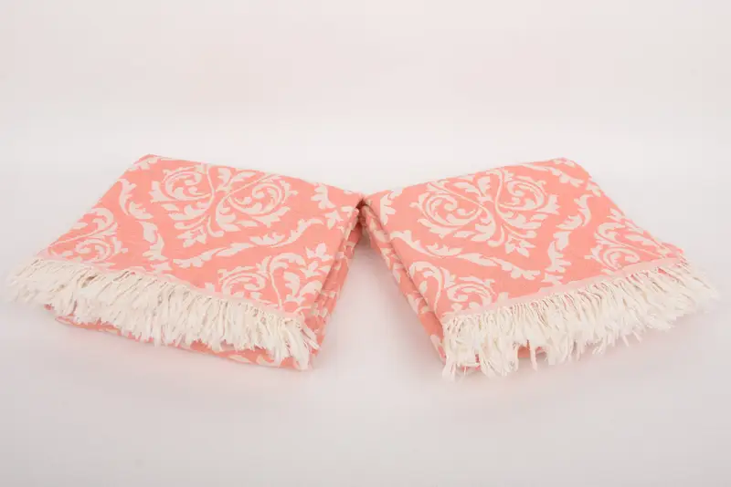 Toalla de playa a granel, toalla de dama de honor, favores de despedida de soltera, regalo personalizado, regalo de inauguración de la casa, regalo de boda personalizado, 68x36 toalla barroca de algodón - 7