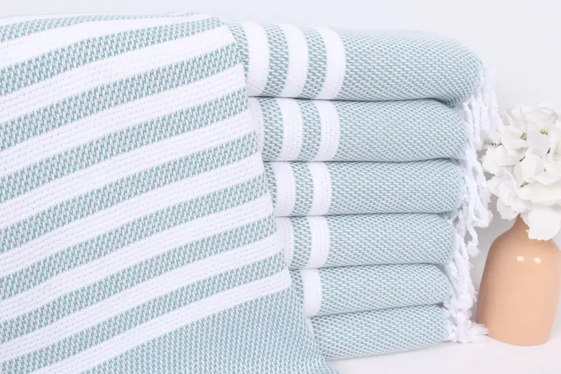 44x24 Cotton Striped Towel, Home Gift, Personalized Dish Towel, Towel With Name, Turkish Towel Hand Towel, Personalized Gift, Gift For Him - 1