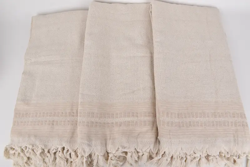 Bridal Shower Gift, Bachelorette Favor, Wedding Anniversary Gift, Woven Blanket, 96x94 Linen Striped Towel, Gift For Wedding Day, Tablecloth - 8