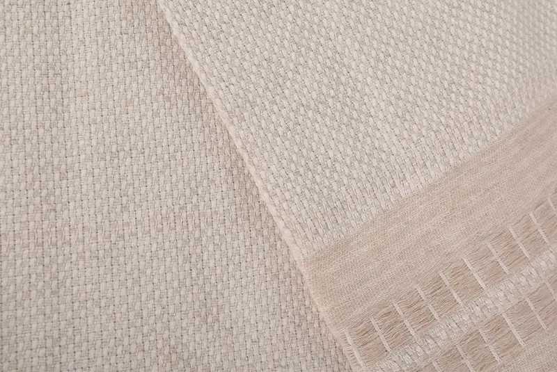 Bridal Shower Gift, Bachelorette Favor, Wedding Anniversary Gift, Woven Blanket, 96x94 Linen Striped Towel, Gift For Wedding Day, Tablecloth - 6