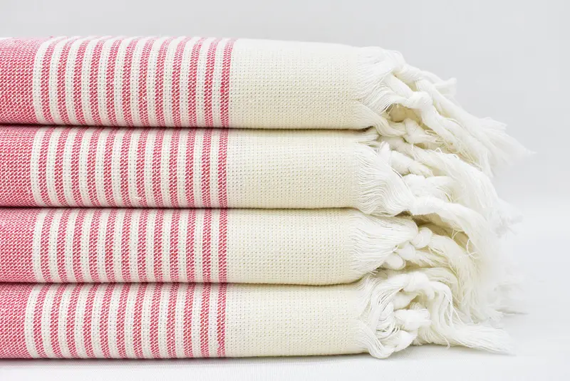 Monogram Hand Towel, Best Wedding Gift, Bridesmaid Gifts, Wedding Gifts Towel, Holiday Towel, 36x18 Cotton Striped Terry Towel, Personalized Gifts - 1