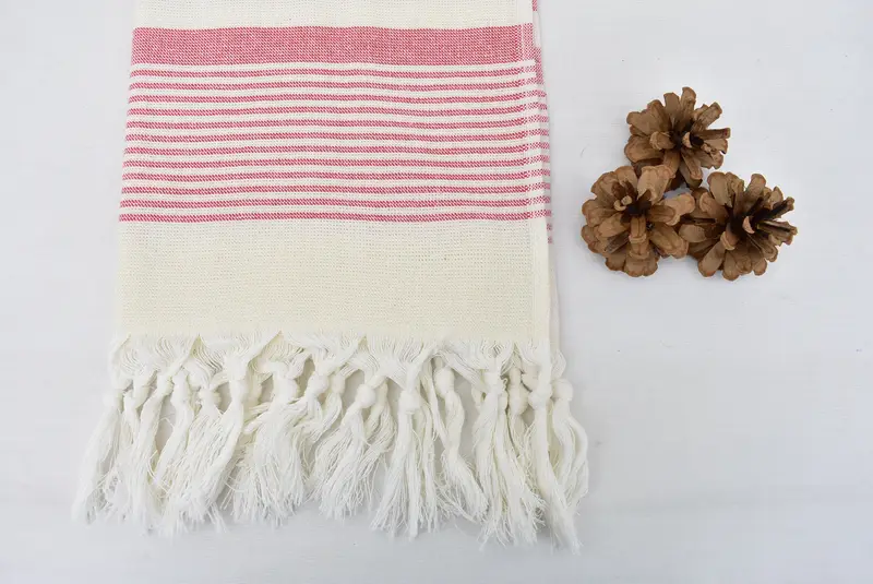 Monogram Hand Towel, Best Wedding Gift, Bridesmaid Gifts, Wedding Gifts Towel, Holiday Towel, 36x18 Cotton Striped Terry Towel, Personalized Gifts - 6