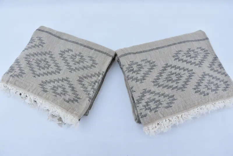 Housewarming Gift, Sand-free peshtemal towel for the beach, Wedding Day Gift For Bride, Home Decor Gifts, Lightweight towel, Decorative Towel - 6