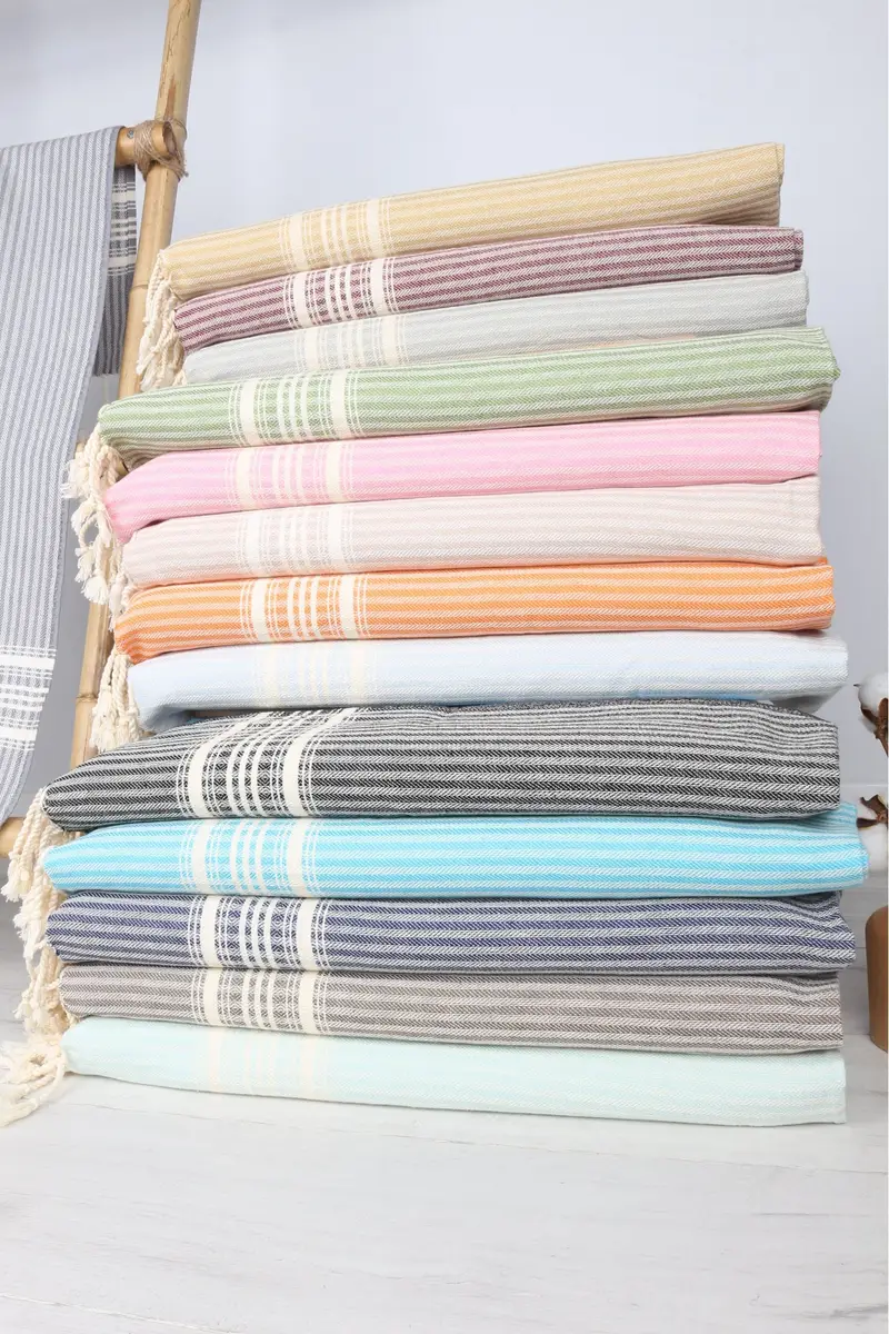 40x18 Baumwollstreifentuch, Gasttuch, personalisiertes Geschenk, türkisches Handtuch, Badezimmertücher, handgefertigtes Geschenk, personalisiertes Geschenk für ihn - 3
