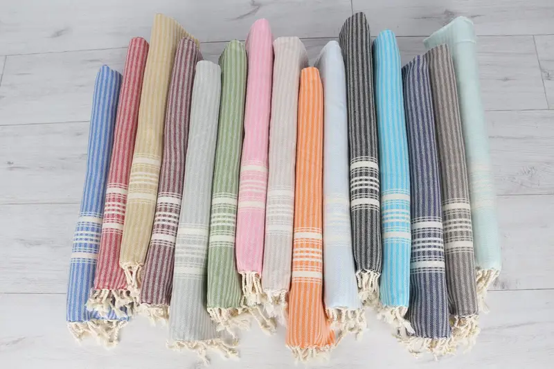 40x18 Baumwollstreifentuch, Gasttuch, personalisiertes Geschenk, türkisches Handtuch, Badezimmertücher, handgefertigtes Geschenk, personalisiertes Geschenk für ihn - 5