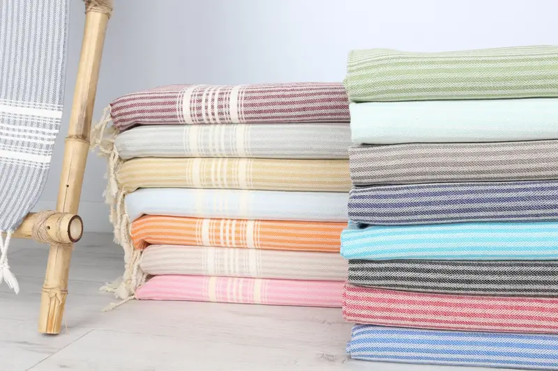 40x18 Baumwollstreifentuch, Gasttuch, personalisiertes Geschenk, türkisches Handtuch, Badezimmertücher, handgefertigtes Geschenk, personalisiertes Geschenk für ihn - 2