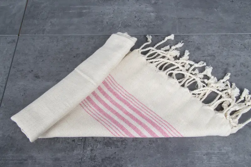 Wedding Gift, 36x18 Linen Striped Towel, Birthday Gift, Turkish Tea Towel, Beach Bachelorette Party Decorations, Handmade Gift, Monogram Hand Towel - 7