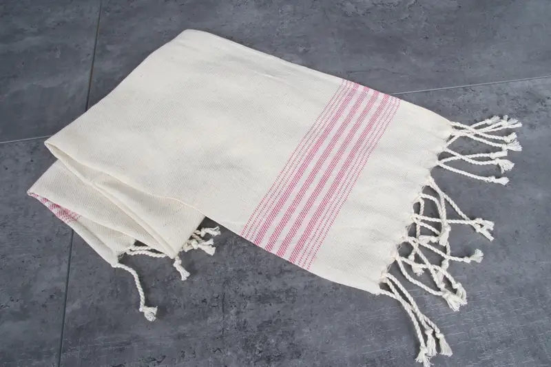 Wedding Gift, 36x18 Linen Striped Towel, Birthday Gift, Turkish Tea Towel, Beach Bachelorette Party Decorations, Handmade Gift, Monogram Hand Towel - 5