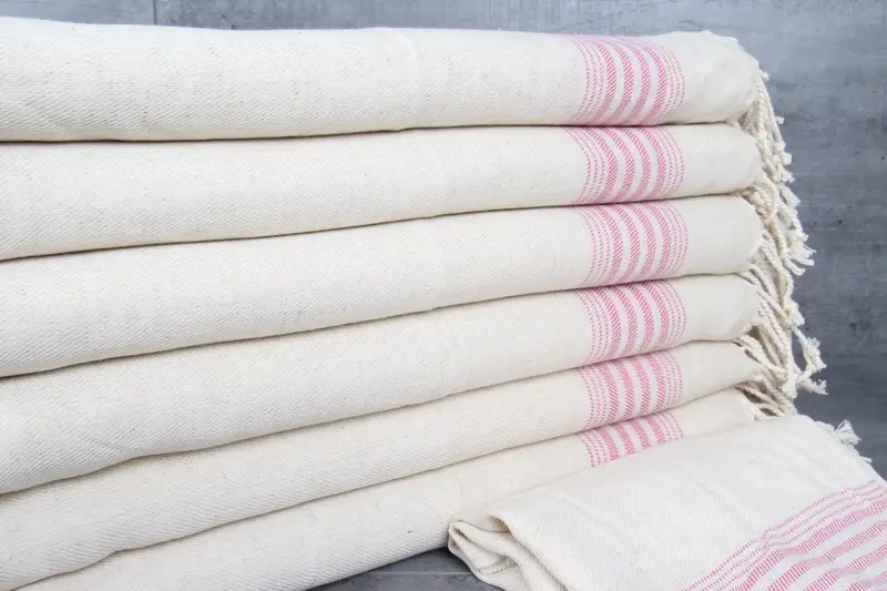 Wedding Gift, 36x18 Linen Striped Towel, Birthday Gift, Turkish Tea Towel, Beach Bachelorette Party Decorations, Handmade Gift, Monogram Hand Towel - 2