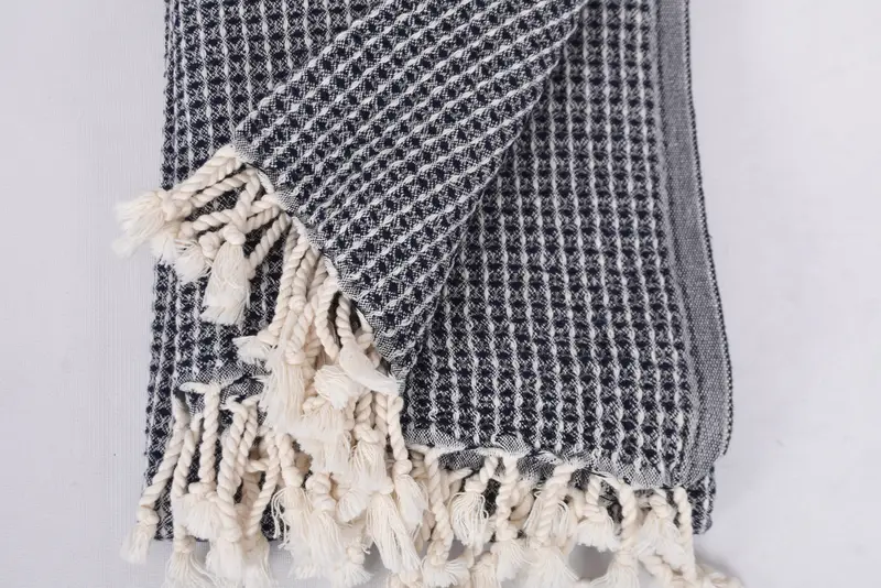 Absorbent towel, Luxury towel, 68x36 Cotton Waffle Towel, Xmas Gifts, Bachelor Towel, Bath towel, Handmade Turkish hammam towel, Organic Towel - 8