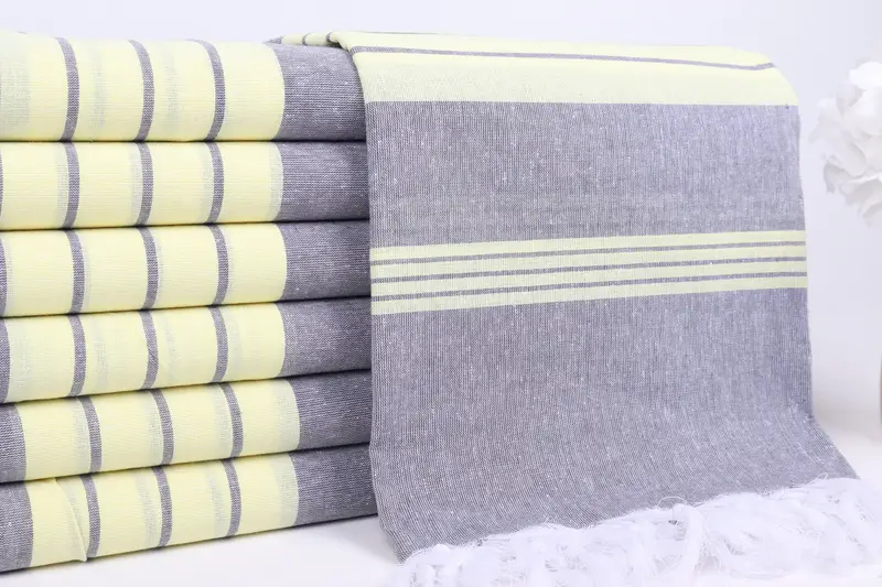 Hammam towel, Beach towel, Turkish Beach Towel Bulk, Monogrammed Turkish Towel, 68x36 Cotton Striped Towel, Absorbent towel, Bridal Shower Gifts - 2