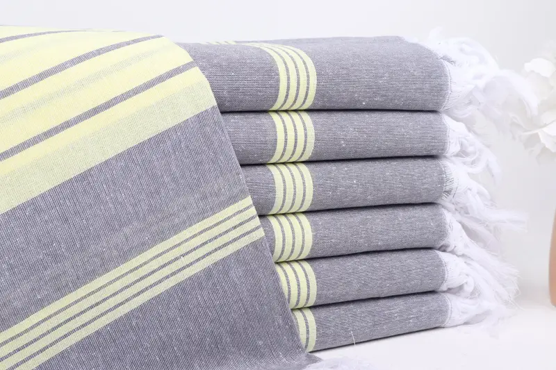 Hammam towel, Beach towel, Turkish Beach Towel Bulk, Monogrammed Turkish Towel, 68x36 Cotton Striped Towel, Absorbent towel, Bridal Shower Gifts - 1