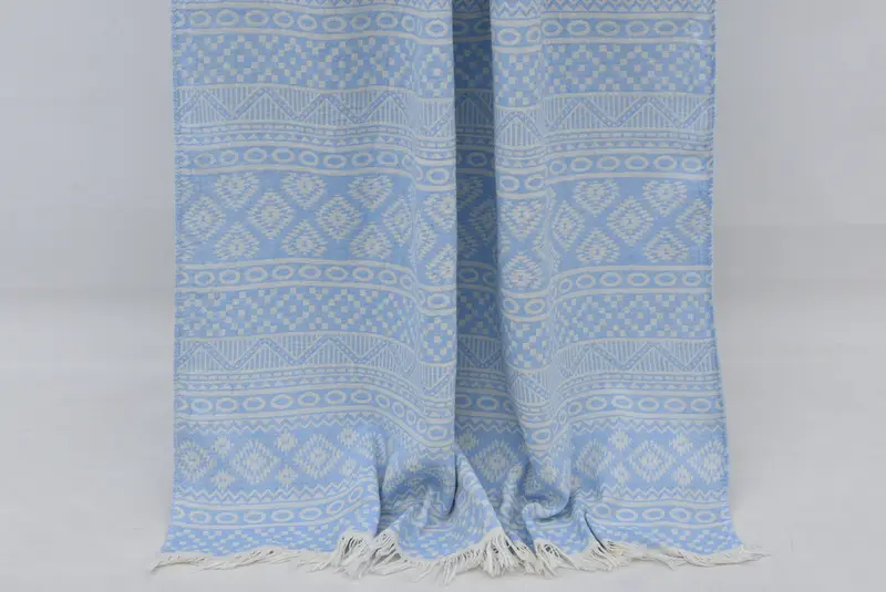 Sand-resistant towel, Quick-drying peshtemal towel for poolside, Bath towel, Baby Boy Gift, 68x36 Cotton Geometric Towel, Personalized Beach Towel - 8