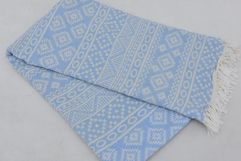 Sand-resistant towel, Quick-drying peshtemal towel for poolside, Bath towel, Baby Boy Gift, 68x36 Cotton Geometric Towel, Personalized Beach Towel - 4