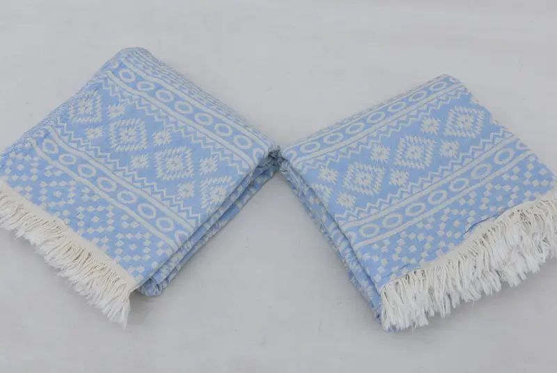 Sand-resistant towel, Quick-drying peshtemal towel for poolside, Bath towel, Baby Boy Gift, 68x36 Cotton Geometric Towel, Personalized Beach Towel - 6