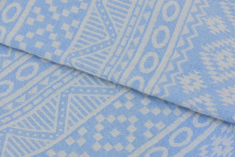 Sand-resistant towel, Quick-drying peshtemal towel for poolside, Bath towel, Baby Boy Gift, 68x36 Cotton Geometric Towel, Personalized Beach Towel - 5