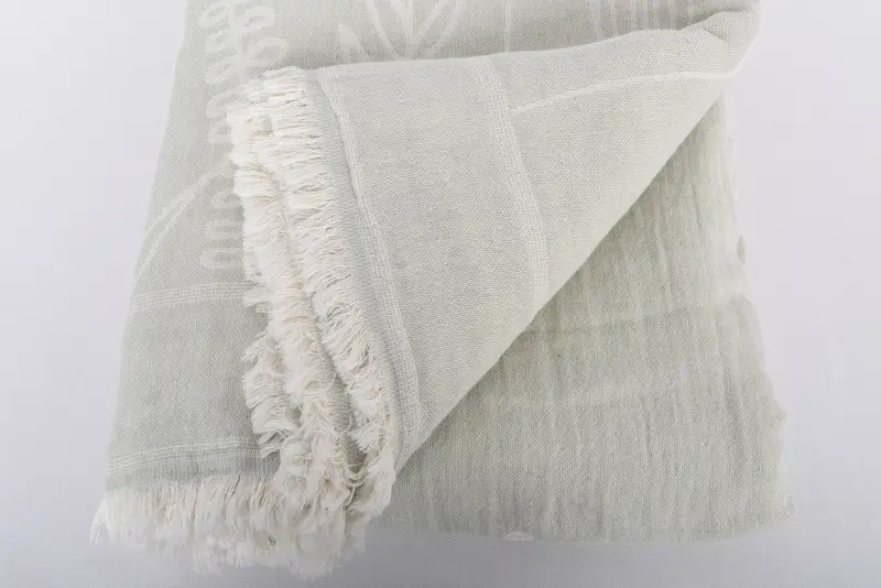Tablecloth, Personalized Blanket, Handmade Gift, Decorative Bedspread, Custom Wedding Gifts, Organic Beach Blanket, 92x84 Cotton Floral Design Towel - 7