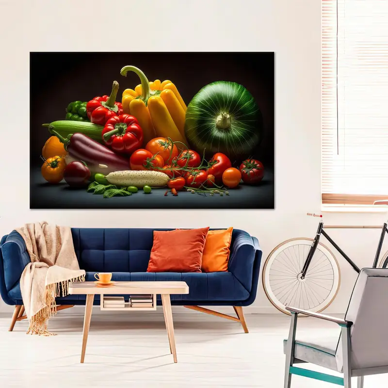 Elegant Farm Scene Printed Canvas for Healthy Kitchen Decor