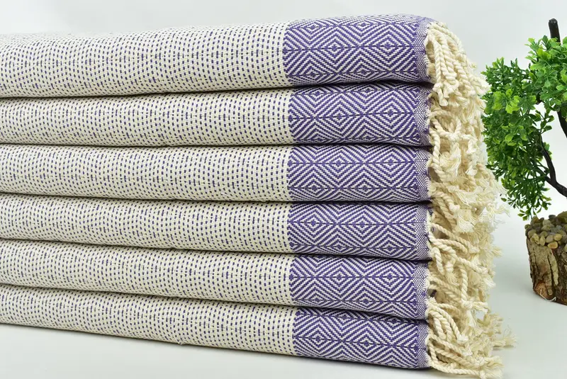 Housewarming Gift, Monogrammed Hand Towel, 36x18 Cotton Diamond Towel, Turkish Hand Towel, Personalized Gifts, Gift For Best Friend, Summer Towel - 3