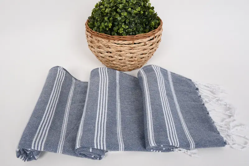 Turkish Towel Hand Towel, Boyfriend Gift, 38x18 Cotton Striped Towel, Housewarming Gift, Personalized Dish Towel, Halloween Gifts, Small Bath Towels - 8