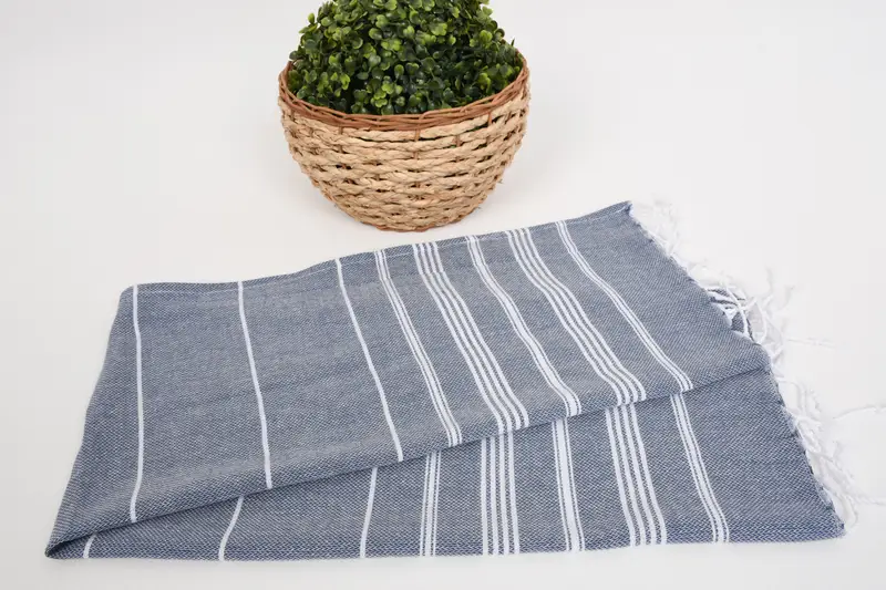 Turkish Towel Hand Towel, Boyfriend Gift, 38x18 Cotton Striped Towel, Housewarming Gift, Personalized Dish Towel, Halloween Gifts, Small Bath Towels - 4
