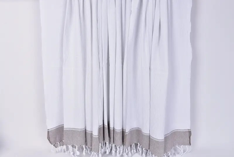 70x36 Toalla a rayas de algodón, toalla de mano turca, favores de despedida de soltero, toalla de boda, toalla turca orgánica, toalla de playa, toalla de soltera - 8