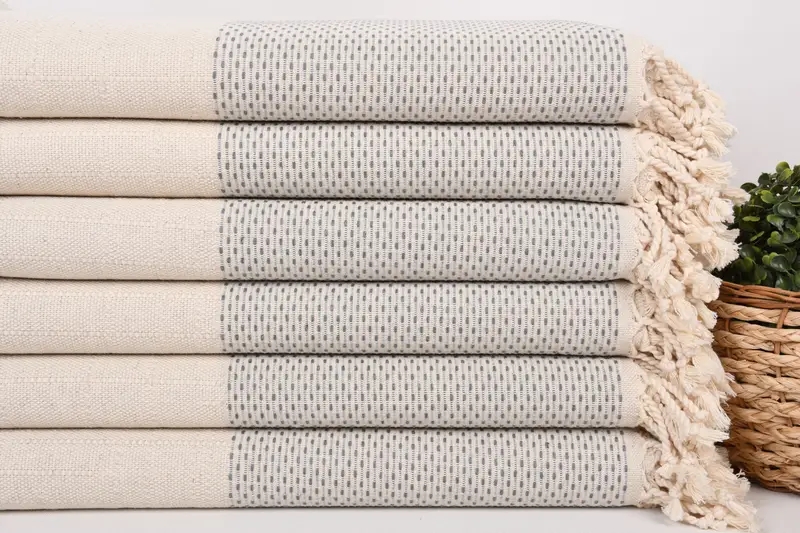 Bachelorette Party Favors, 70x40 Cotton Polka Dot Towel, Turkish bath towel, Bachelorette Party Gifts, Bridal Shower Favor, Turkish Bath Towel Set - 2