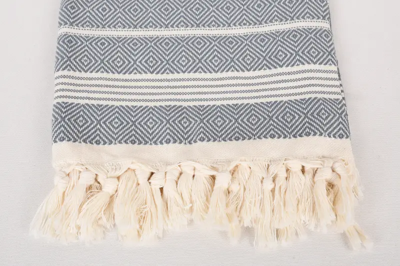 Beach Size Towel, Peshtemal Towel USA, Bath towel, Custom Towel, Xmas Gifts, Towel With Name, 70x38 Cotton Diamond Towel, Personalized Turkish Towel - 3