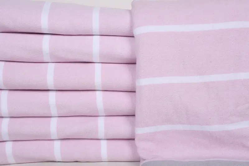 68x40 Cotton Striped Terry Towel, Personalized Turkish Towel, Personalized Towel, Personalize Gift, Bridesmaid Gift Towel, Kids Beach Towel - 1