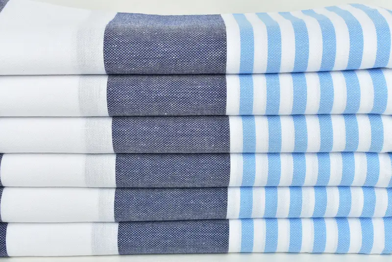 70x40 Cotton Striped Towel, Summer Towel, Summer Gift, Personalized Towel Gift, Summer Gift Ideas, Gift For Her, Embroidery Towels, Beach Towel Bulk - 2