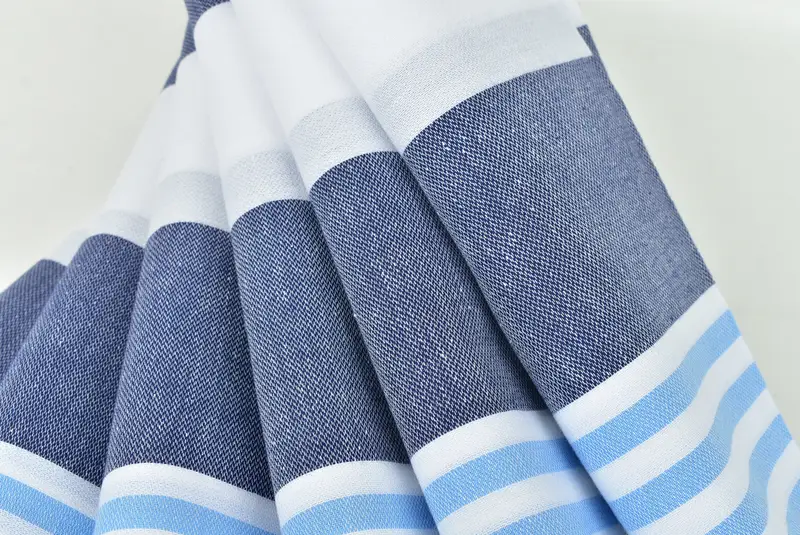 70x40 Cotton Striped Towel, Summer Towel, Summer Gift, Personalized Towel Gift, Summer Gift Ideas, Gift For Her, Embroidery Towels, Beach Towel Bulk - 5