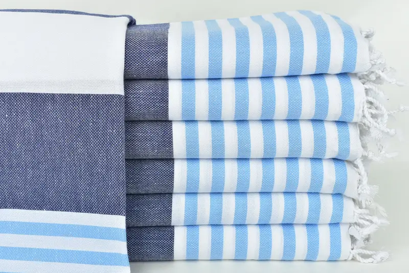 70x40 Cotton Striped Towel, Summer Towel, Summer Gift, Personalized Towel Gift, Summer Gift Ideas, Gift For Her, Embroidery Towels, Beach Towel Bulk - 1