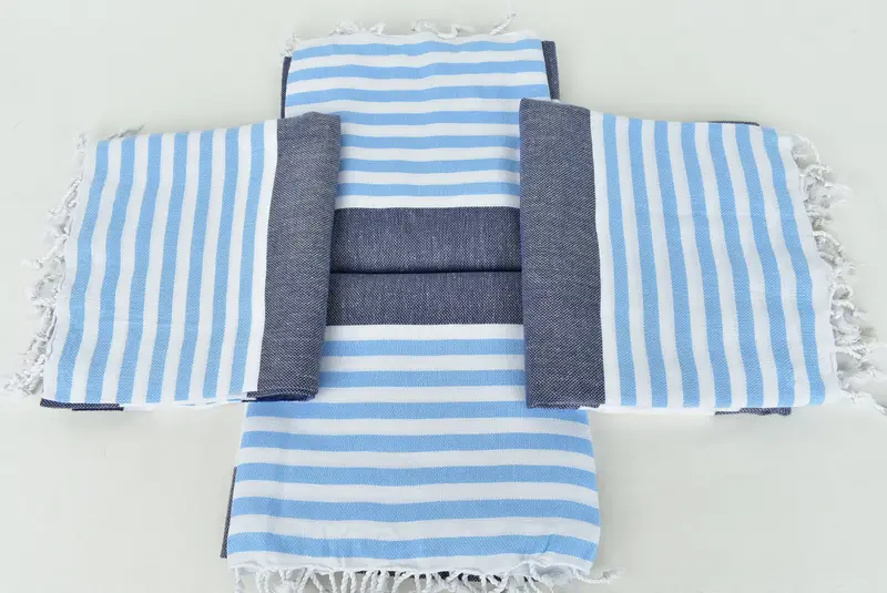 70x40 Cotton Striped Towel, Summer Towel, Summer Gift, Personalized Towel Gift, Summer Gift Ideas, Gift For Her, Embroidery Towels, Beach Towel Bulk - 6