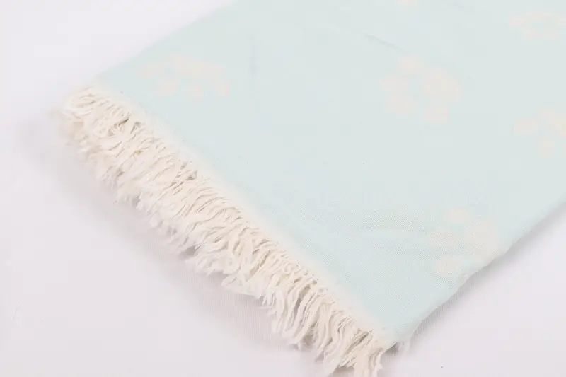 Turkish hand towel, Monogrammed Beach Towel, Travel towel, Handmade Turkish hammam towel, 70x36 Cotton Paw Design Towel, Mother Of The Groom Gift - 8