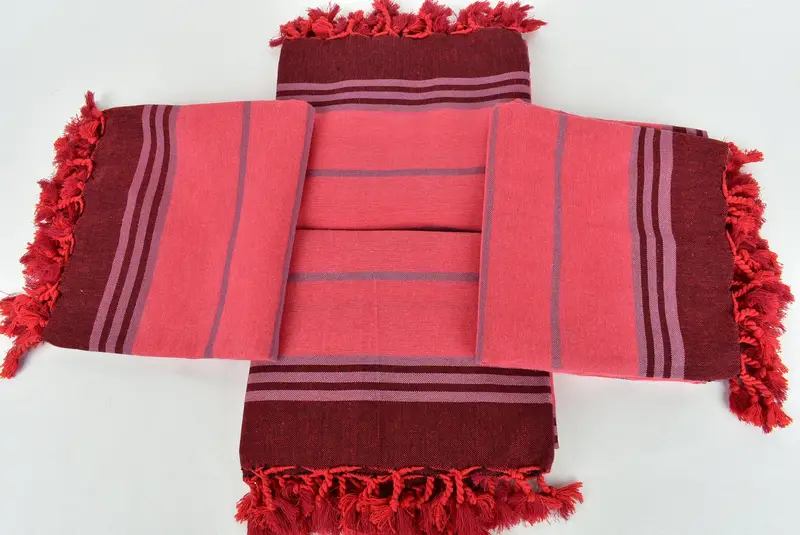 Düğün Günü için Hediye, 68x40 pamuklu çizgili havlu, monogramlı plaj havlusu, el yapımı hediye, düğün hediye fikirleri, kişiselleştirilmiş nedime hediyesi - 6