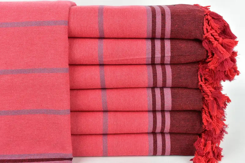Düğün Günü için Hediye, 68x40 pamuklu çizgili havlu, monogramlı plaj havlusu, el yapımı hediye, düğün hediye fikirleri, kişiselleştirilmiş nedime hediyesi - 1
