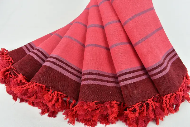 Düğün Günü için Hediye, 68x40 pamuklu çizgili havlu, monogramlı plaj havlusu, el yapımı hediye, düğün hediye fikirleri, kişiselleştirilmiş nedime hediyesi - 4