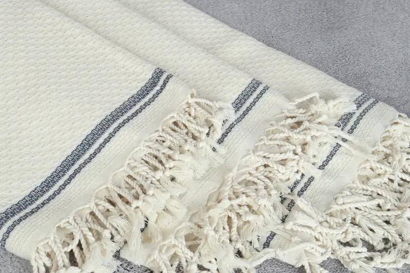 68x36 Cotton Striped Towel, Personalized Towel, Bachelorette Beach Towel, Gifts For Him, Housewarming Gift, Hammam towel, Bridal Shower Gifts - 5
