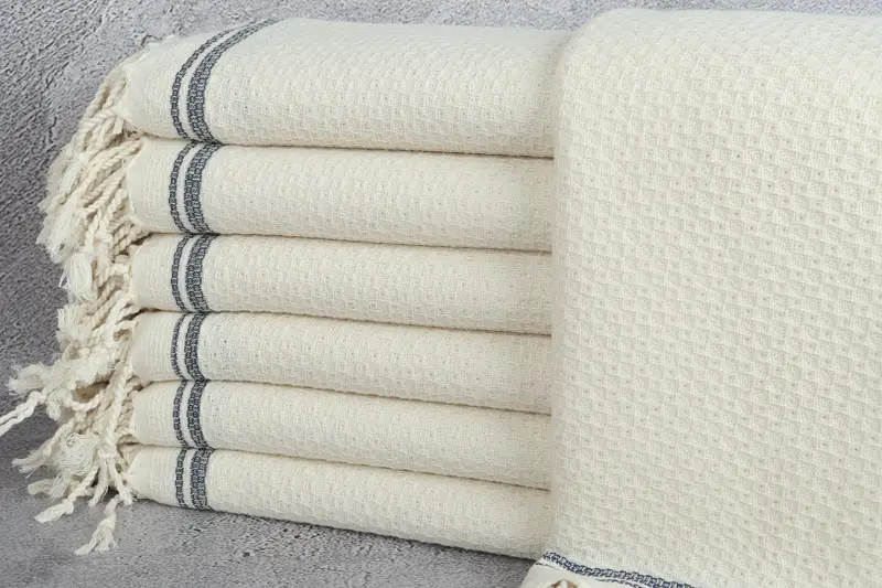 68x36 Cotton Striped Towel, Personalized Towel, Bachelorette Beach Towel, Gifts For Him, Housewarming Gift, Hammam towel, Bridal Shower Gifts - 1