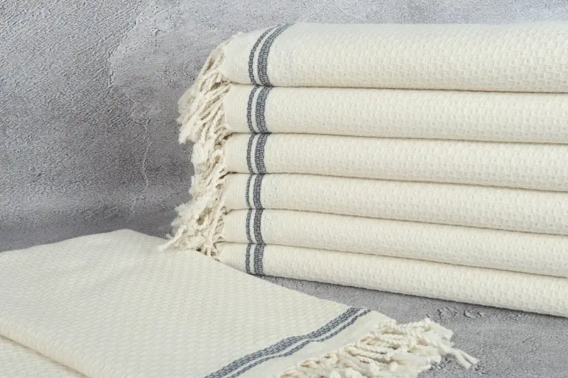 68x36 Cotton Striped Towel, Personalized Towel, Bachelorette Beach Towel, Gifts For Him, Housewarming Gift, Hammam towel, Bridal Shower Gifts - 2