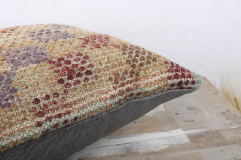 Pillow for Sofa, 12x24 Brown Pillow Cover, Cushion, Handmade Cushion Case, Boho Chic Pillow Sham, Interior Designer Pillow, Gift Pillow - 6