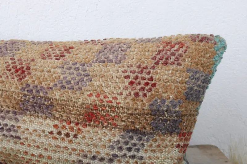 Pillow for Sofa, 12x24 Brown Pillow Cover, Cushion, Handmade Cushion Case, Boho Chic Pillow Sham, Interior Designer Pillow, Gift Pillow - 5