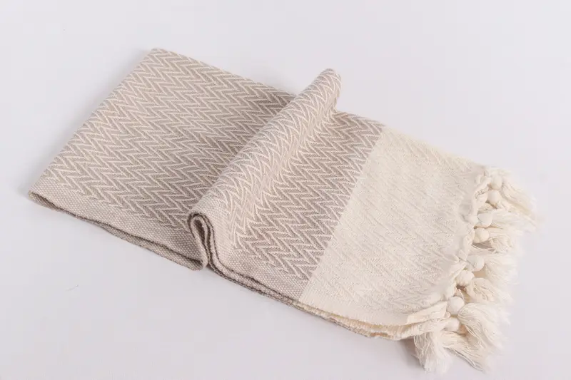 Personalized Hand Towel, Personalized Gift For Him, Monogram Towels, 34x18 Cotton Zigzag Design Towel, Wedding Gift, Turkish Towel Hand Towel - 6
