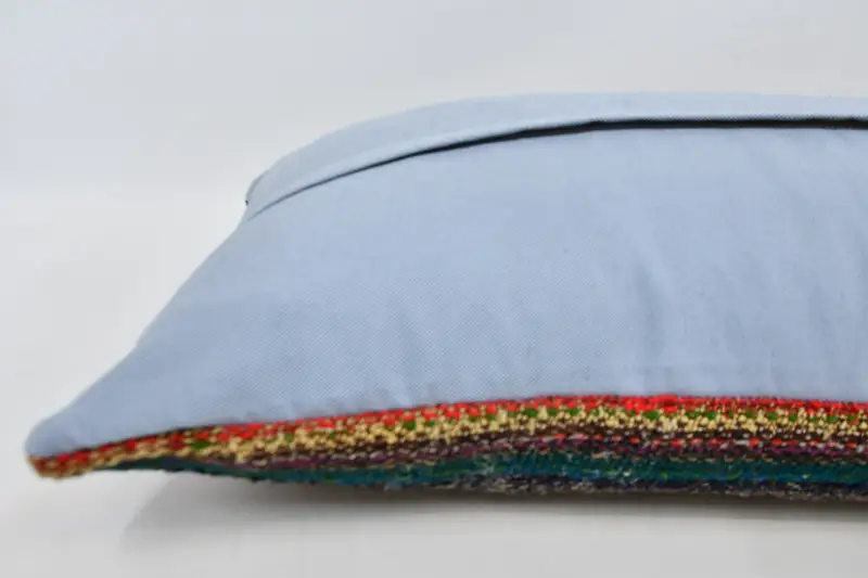 Couch Cushion, Southwestern Cushion Case, Interior Designer Pillow, Boho Pillow Sham Cover, Boho Pillow, 16x48 Blue Pillow Sham, Pillow - 5