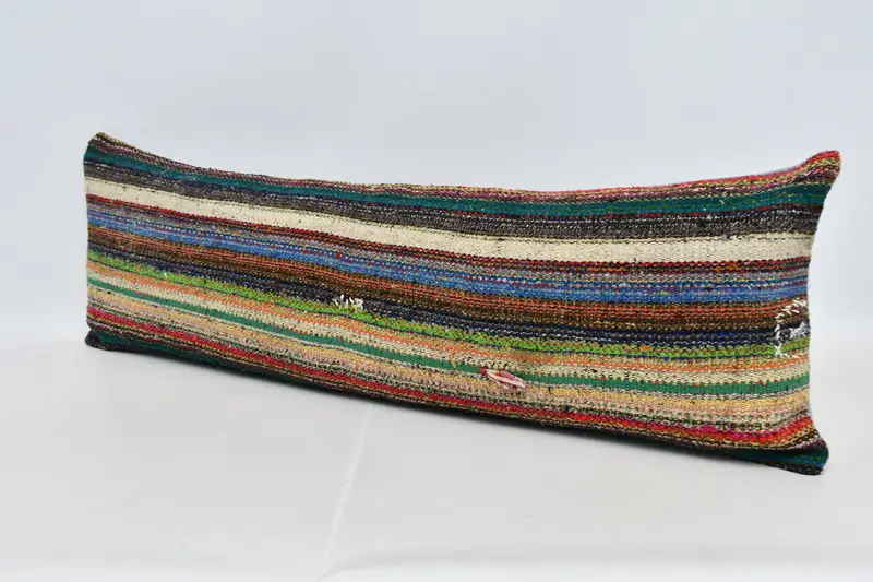 Couch Cushion, Southwestern Cushion Case, Interior Designer Pillow, Boho Pillow Sham Cover, Boho Pillow, 16x48 Blue Pillow Sham, Pillow - 4