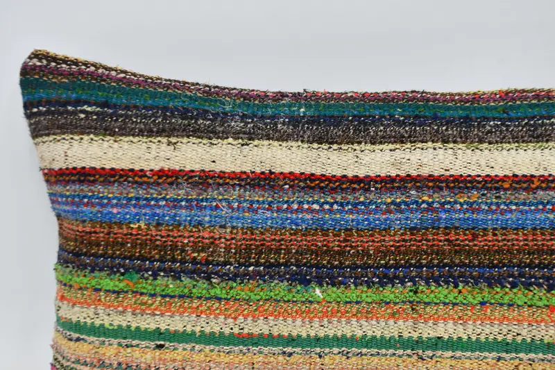 Couch Cushion, Southwestern Cushion Case, Interior Designer Pillow, Boho Pillow Sham Cover, Boho Pillow, 16x48 Blue Pillow Sham, Pillow - 2