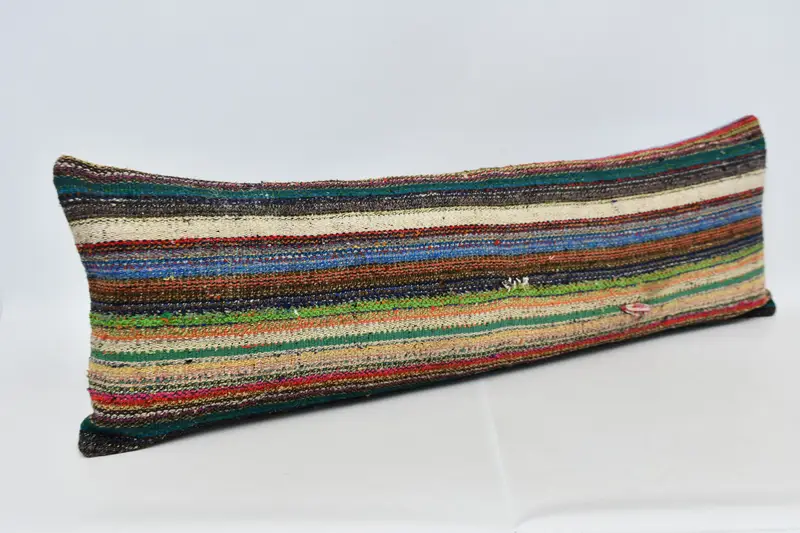 Couch Cushion, Southwestern Cushion Case, Interior Designer Pillow, Boho Pillow Sham Cover, Boho Pillow, 16x48 Blue Pillow Sham, Pillow - 3