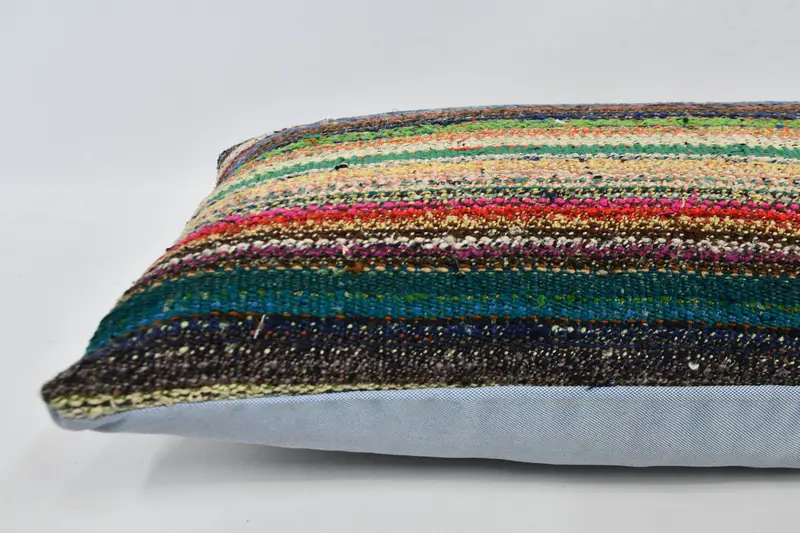 Couch Cushion, Southwestern Cushion Case, Interior Designer Pillow, Boho Pillow Sham Cover, Boho Pillow, 16x48 Blue Pillow Sham, Pillow - 6
