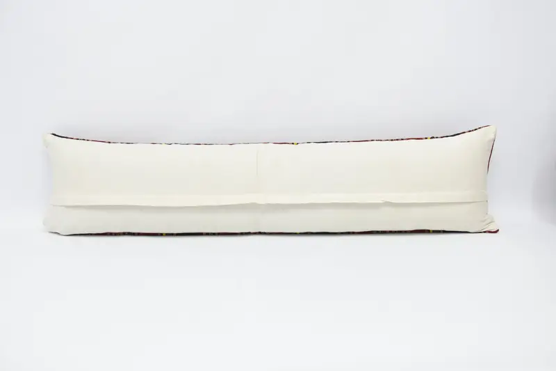 Cushion, Outdoor Throw Cushion Cover, Turkish Kilim Pillow, Pillow for Sofa, Retro Cushion, Handmade Kilim Cushion, 12x48 Red Cushion Case - 6