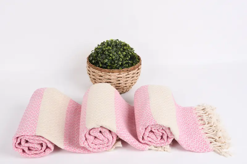 Turkish beach towel, 70x40 Cotton Geometric Towel, Towel With Name, Guest Towel, Spa Gift, Custom Wedding Gift, Housewarming Gift, Bridesmaid Towel - 8